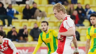 بمشاركة مصطفى محمد، نانت يخسر من موناكو بسباعية في الدوري الفرنسي