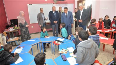 محافظ الدقهلية يفتتح مدرسة عزبة أبو غانم بديسط بمركز طلخا