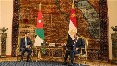 السيسي وولي عهد الأردن يؤكدان الحرص على وحدة سوريا واستقرارها وسلامة أراضيها