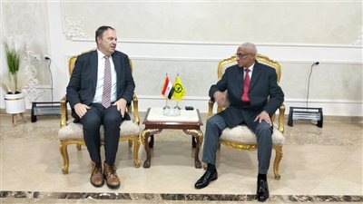 محافظ شمال سيناء يستقبل سفير بلجيكا