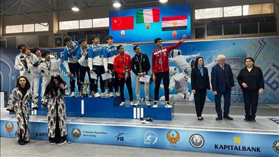 منتخب سلاح الشيش يحصد برونزية كأس العالم للناشئين في أوزبكستان