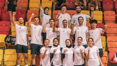 5 ميداليات حصيلة مشاركة الفراعنة ببطولة أفريقيا للريشة الطائرة بالكاميرون