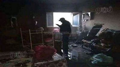 انتداب المعمل الجنائي لمعاينة محل نشب بها حريق في المرج
