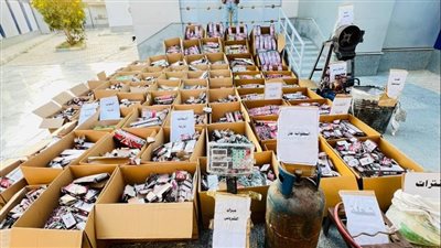 ضبط ورشة لتصنيع الألعاب النارية بالفيوم 