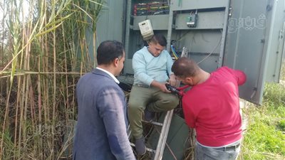 رفع كفاءة الإنارة العامة في دسوق بكفر الشيخ استعدادًا لشهر رمضان