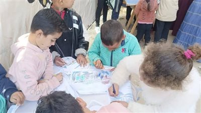 استمرار فعاليات القافلة الخدمية لقرية الستمائة بالبحيرة لليوم الثالث (صور)