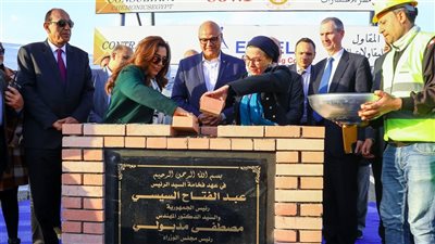 بتمويل من البنك الدولي، وضع حجر الأساس للمحطة الوسيطة بالمرصفة، ياسمين فؤاد: تقلل الاحتباس الحراري وتخفض التلوث وتغيير المناخ، ومنال عوض: تعزيز الاستثمارات في صناعات إعادة التدوير