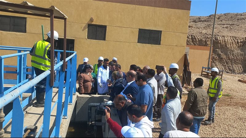 تفقد محطة معالجة
