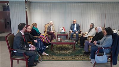 رئيس جامعة عين شمس يستقبل وفدًا من إسكس وإيست أنجليا البريطانية 