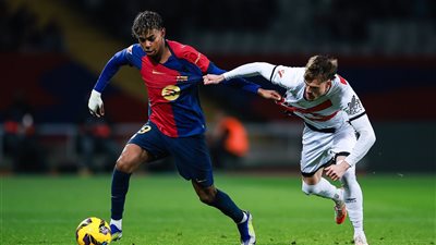برشلونة يتقدم على رايو فاليكانو 0/1 في الشوط الأول بالدوري الإسباني