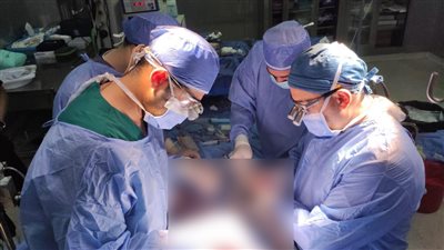 إجراء أول جراحة قلب مفتوح لطفل من غزة بمستشفى أبو الريش الياباني 