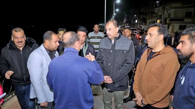 محافظ سوهاج يتفقد أعمال تطوير كورنيش أخميم الجديد 