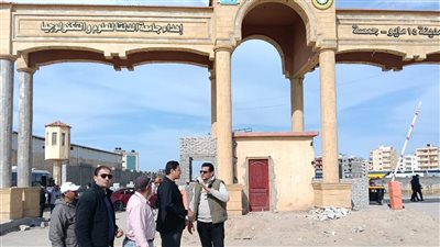 نائب محافظ الدقهلية يتفقد أعمال تطوير مداخل مدينة جمصة