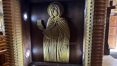 الأنبا بيمن يتسلم رفات الكتيبة الطيبية