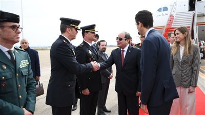 اليوم، نشاط مكثف للرئيس السيسي في إسبانيا 