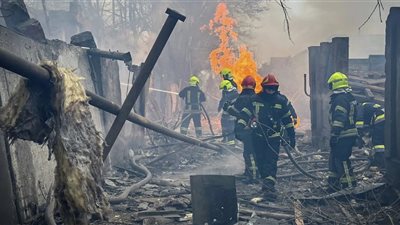 انفجارات عنيفة تهز كييف ومعظم أوديسا دون كهرباء أو تدفئة