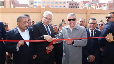 محافظ الإسماعيلية يفتتح توسعات مدرسة القنطرة غرب الثانوية الصناعية بنات (صور) 