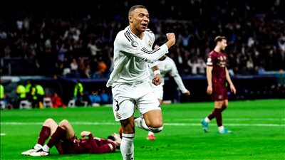 مبابي يسجل الهدف الثالث لفريق ريال مدريد أمام مانشستر سيتي