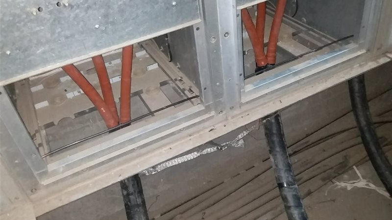تركيب محولين بجهد