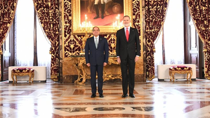 الرئيس السيسي وملك