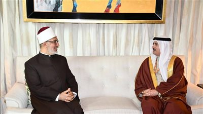  مفتي الجمهورية يلتقي وزير العدل البحريني لبحث التعاون المشترك 
