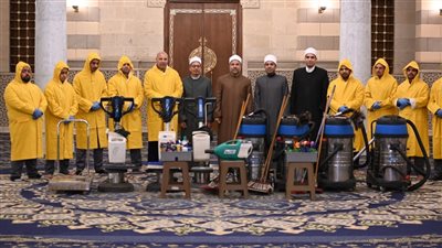 انطلاق حملة نظافة بمساجد الجمهورية استعدادًا لاستقبال شهر رمضان (صور)