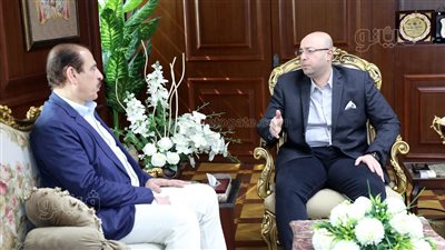 محافظ بني سويف يستقبل نائب وزير الصحة لمتابعة تنفيذ المشروعات الطبية