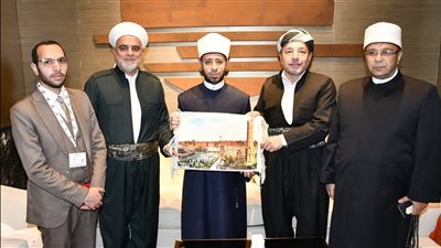 وزير الأوقاف يلتقي رئيس اتحاد علماء الدين الإسلامي في كوردستان بمملكة البحرين