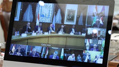 عبر فيديو كونفرانس، محافظ الدقهلية يشارك في اجتماع التنمية المحلية لمتابعة موقف المتغيرات المكانية