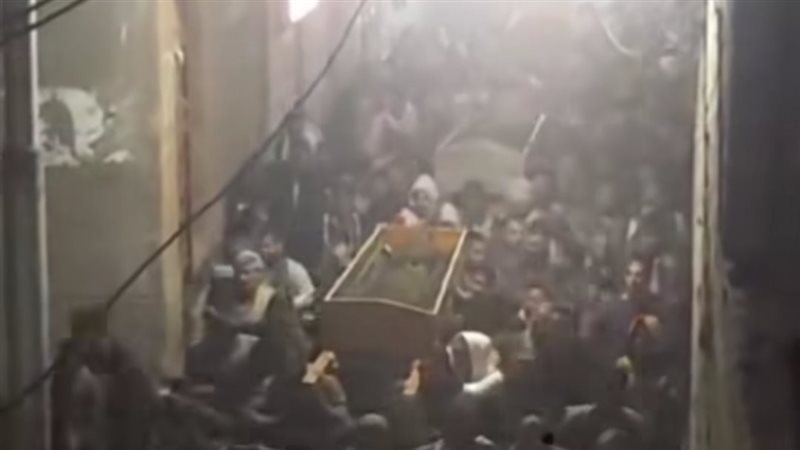 تشييع جثمان خط الصعيد