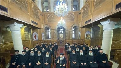 الأنبا تادرس يترأس اجتماع كهنة إيبارشية بورسعيد