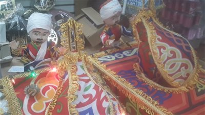 انتشار الزينة الرمضانية والفوانيس فى شوارع وميادين الإسكندرية 