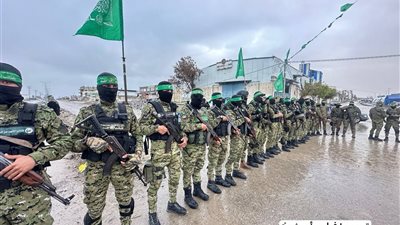 انتشار عناصر القسام في رفح استعدادا لتسليم 6 أسرى إسرائيليين في قطاع غزة (صور)