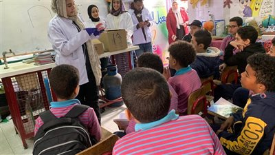 جامعة القناة تنظم حملة توعوية لـ 1220 طالبا للعناية بالأسنان (صور) 