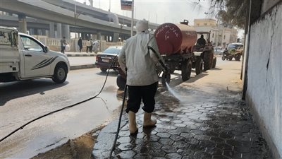 تكثيف أعمال النظافة ورفع 610 أطنان مخلفات بلدية بالمنطقة المركزية بالدقهلية