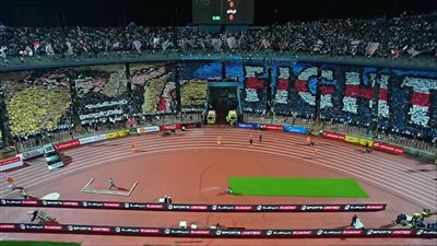 شاهد تيفو جماهير الزمالك في مباراة الأهلي 