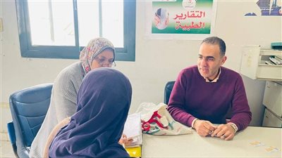 الكشف على 873 مواطنا خلال قافلة طبية بقرية كفر السابي بالبحيرة 
