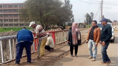 حملة نظافة مكبرة بمراكز الغربية استعدادًا لشهر رمضان