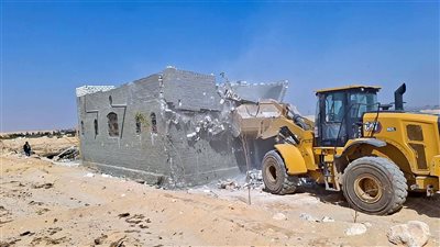 إزالة تعديات على 275 فدانا من أملاك الدولة بجرجا في سوهاج 