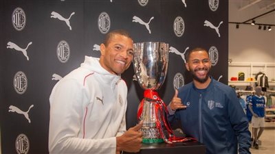 أسطورة البرازيل ديدا يزور مصر برفقة درع السوبر الإيطالي