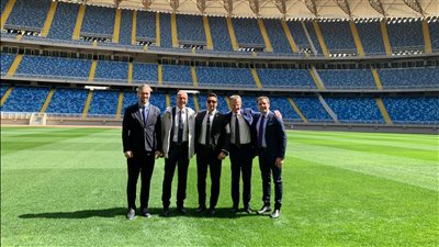 رئيس الاتحاد الدولي للرياضة الجامعية يزور مدينة مصر الدولية للألعاب الأولمبية ونادي النادي 