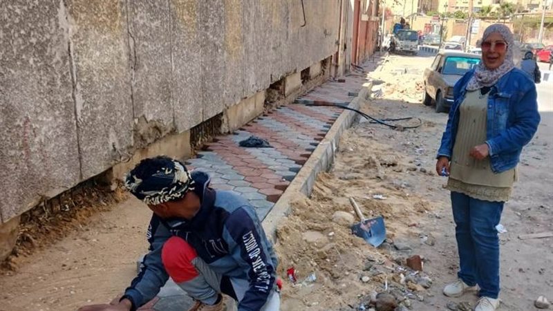 تطوير شوارع حي شرق