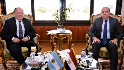 وزير الطيران يناقش تشغيل رحلات طيران مباشرة بين مصر والأرجنتين