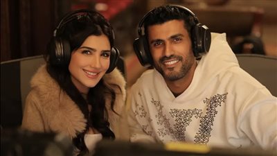 مسلسلات رمضان 2025، مي عمر تفاجئ زوجها في كواليس سيد الناس 