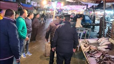 حملة مكبرة لرفع الإشغالات بشوارع مدينة دمياط (صور)