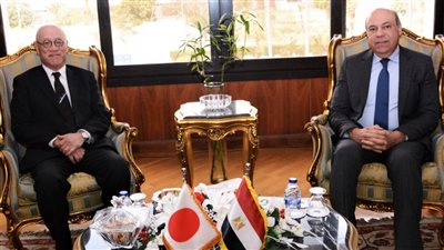 وزير الطيران يبحث مع السفير الياباني أوجه التعاون وسبل تنشيط الحركة الجوية