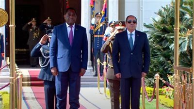 إشادة بدور السيسي في ترسيخ الأمن وتحقيق التنمية أبرزها، رسائل رئيس زامبيا من القاهرة