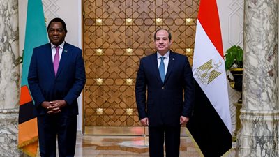 تفاصيل القمة المصرية الزامبية بالقاهرة(صور)