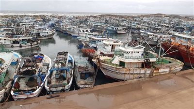  بعد تحسن الطقس، استئناف أعمال الملاحة والصيد بسواحل كفر الشيخ وبحيرة البرلس