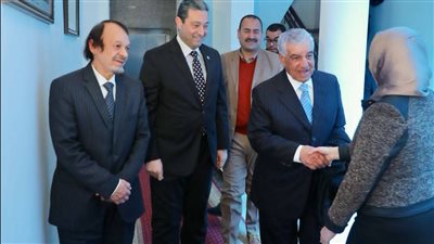 محافظ دمياط يستقبل الدكتور زاهى حواس وسفير مالطا لدى القاهرة 
